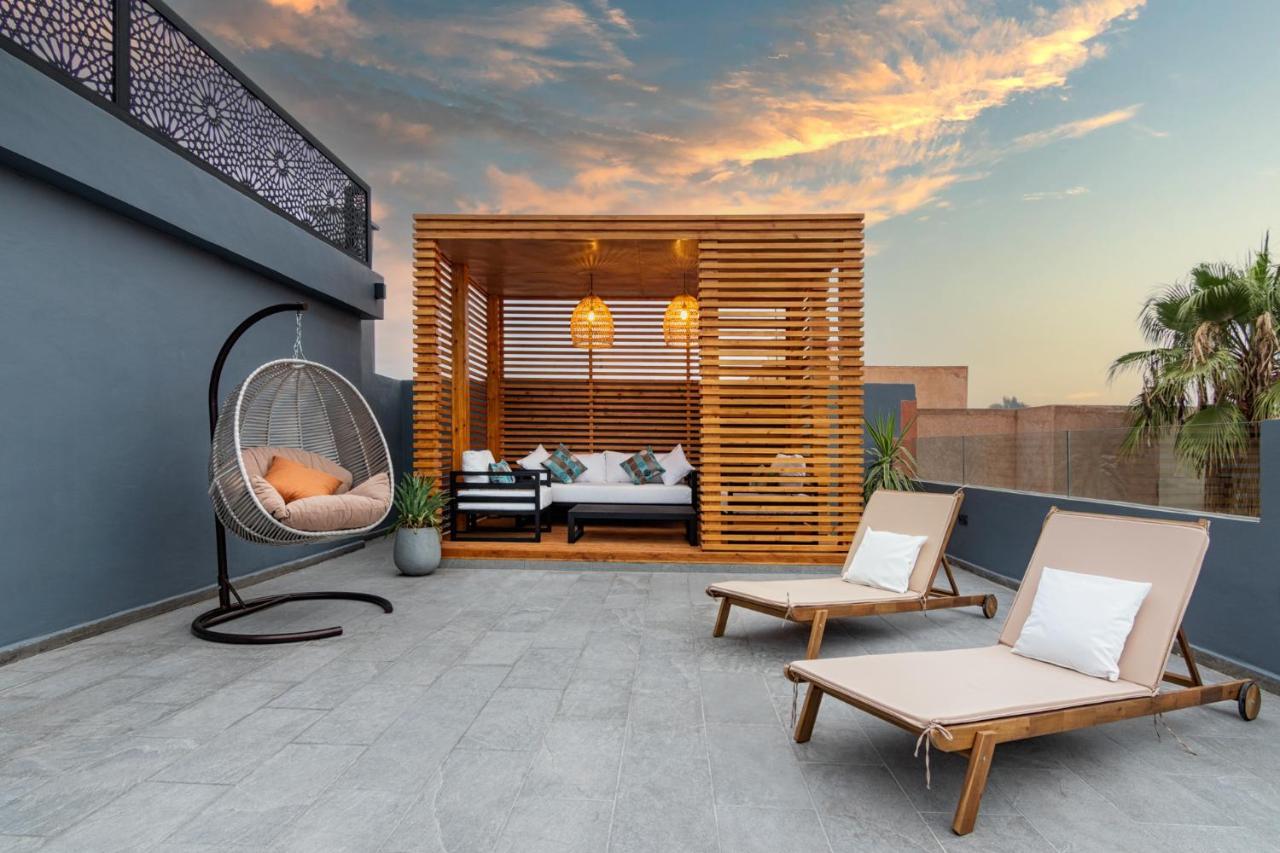 Rooftop Pool, Bright & Cozy Apartment In City Center Marrakesh Buitenkant foto