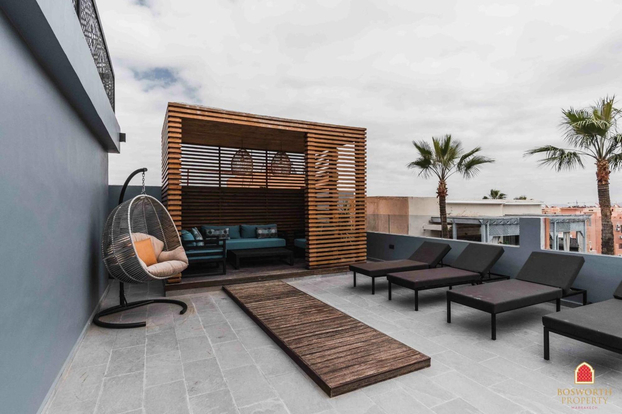 Rooftop Pool, Bright & Cozy Apartment In City Center Marrakesh Buitenkant foto